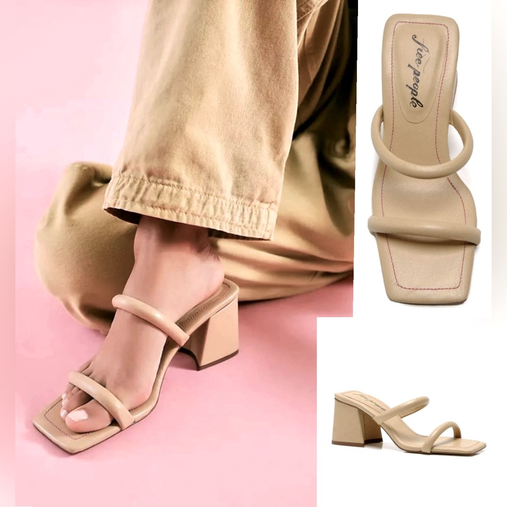 Free People Parker Double Strap Heel sz. 7.5